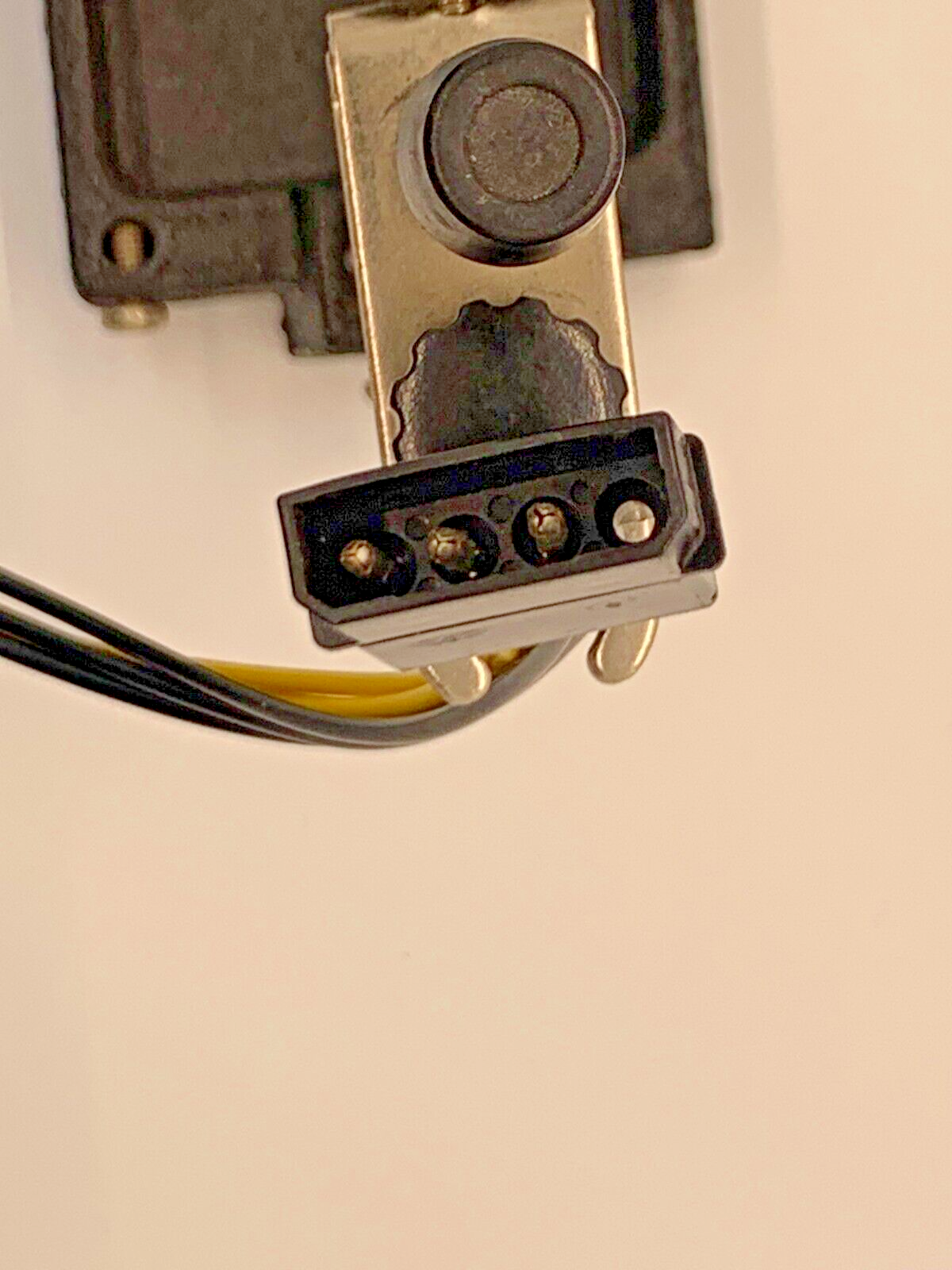 6 pin PCIE male to 4 pin molex male 6 inch power cable adapter