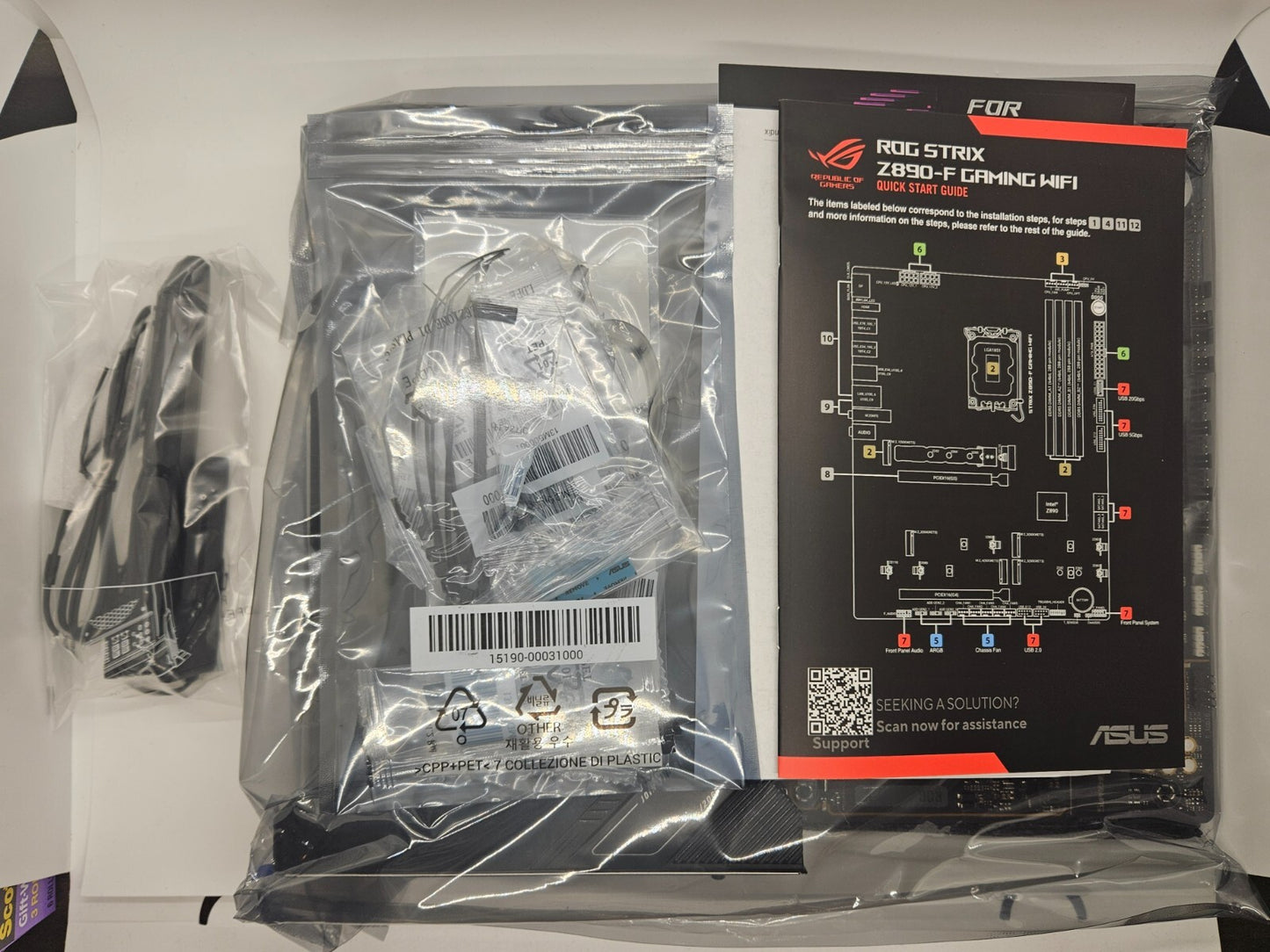 ASUS ROG Strix Z890-F Gaming WiFi Intel® Z890 LGA 1851 DDR5 ATX Motherboard