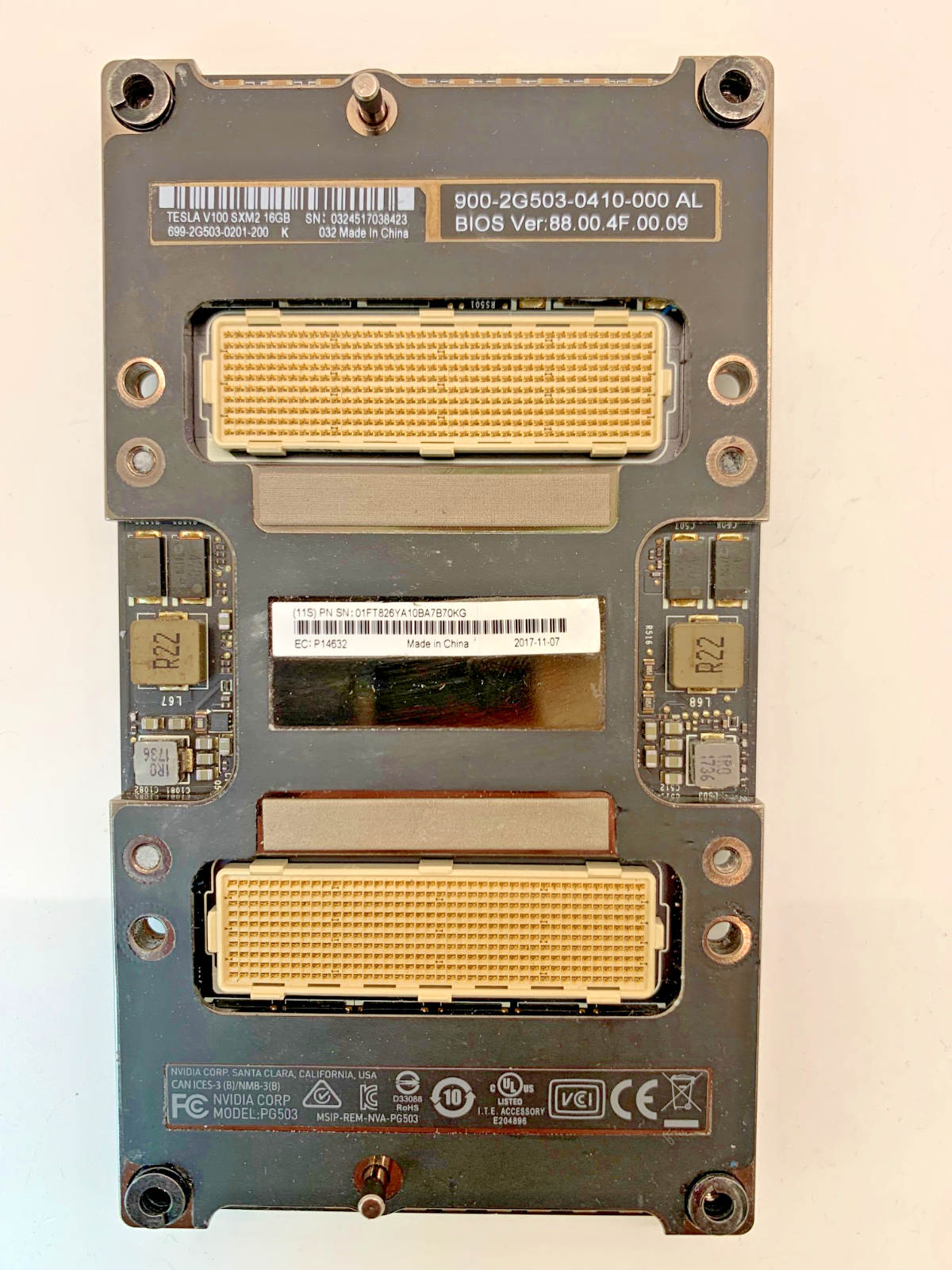 NVIDIA Tesla V100 SXM2 16GB HBM2 NVLink Passive GPU defective