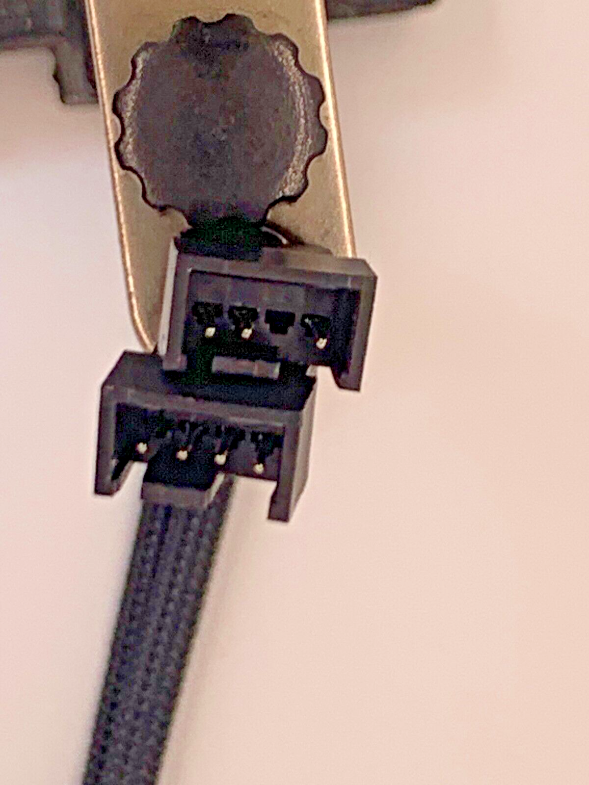 MSI MS-927 4-pin PWM fan splitter cable 10 inches female to male