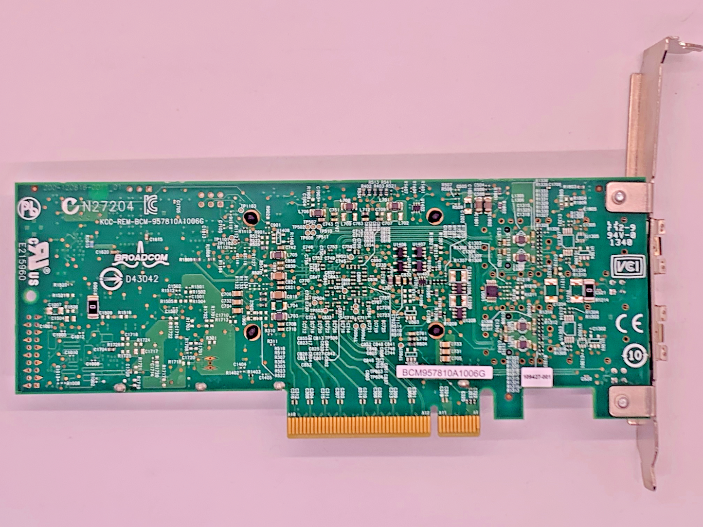 Broadcom BCM957810A1006G Dual Port 10GbE SFP+ BCM57810S PCIe x8 Ethernet Adapter