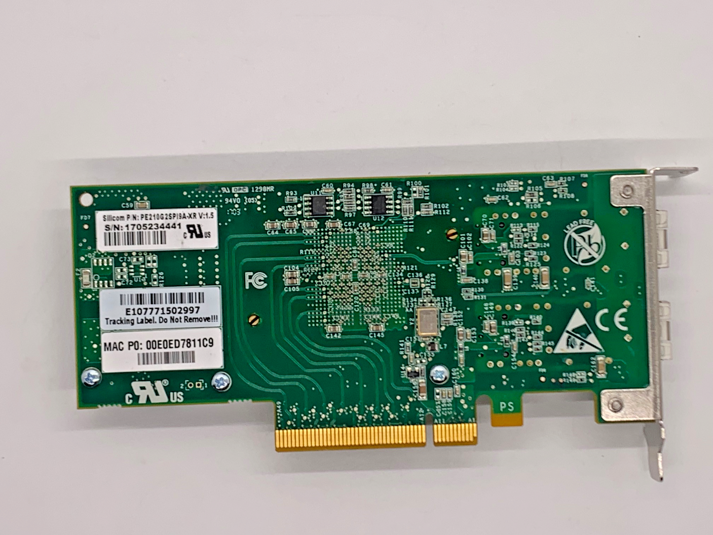 Silicom PE210G2SPI9A-XR 2-Port 10GB SFP+ PCIE Network Adapter low-profile