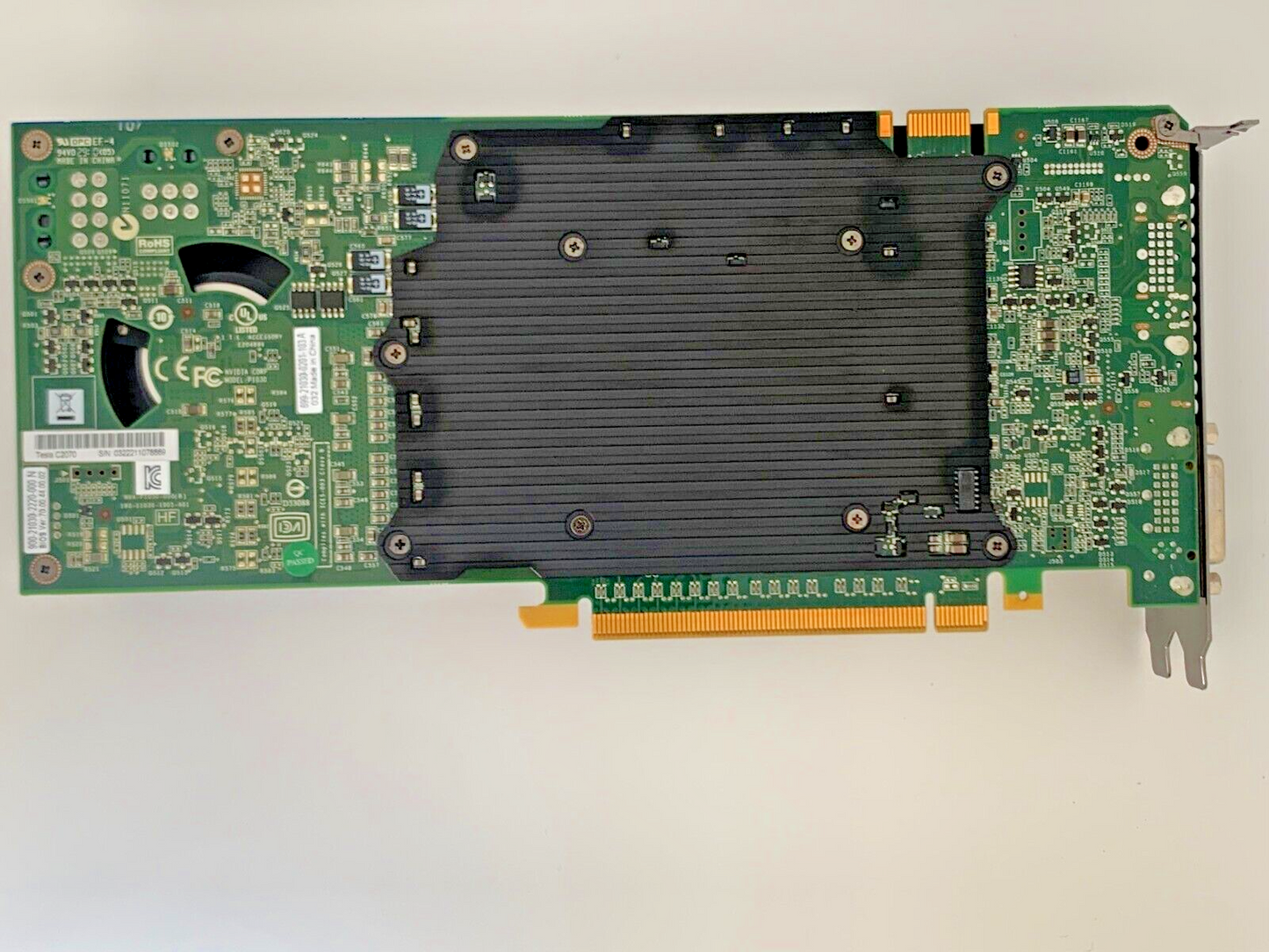 NVIDIA 900-21030-2220-000 Tesla C2070 6Gb GDDR5 PCI-E 2.0 x16 Video Card used