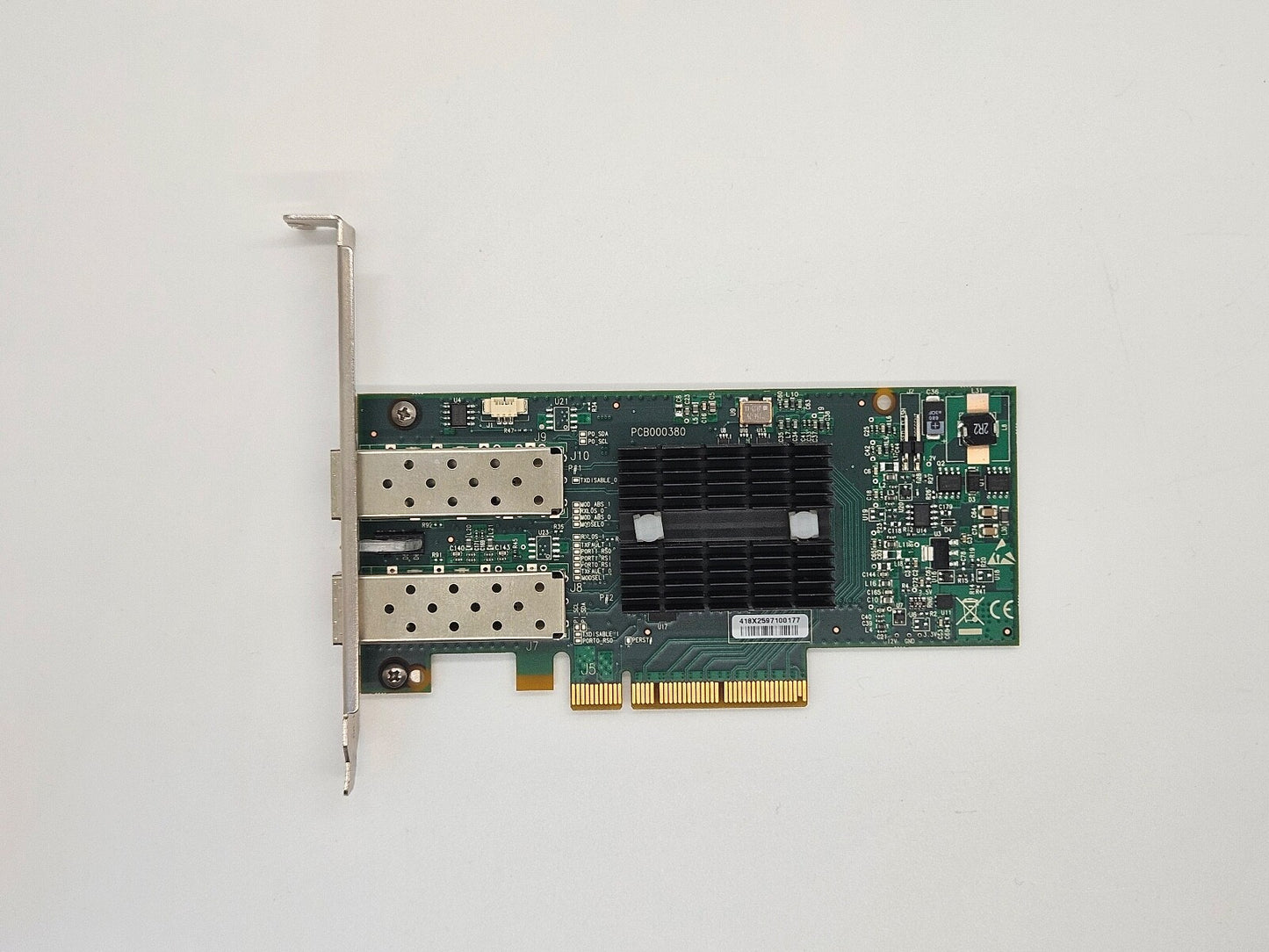 IBM 00E1599 Mellanox MNPH29D-XTR PCIe x8 2-Port 10GbE RoCE SR SFP+ Adapter FH