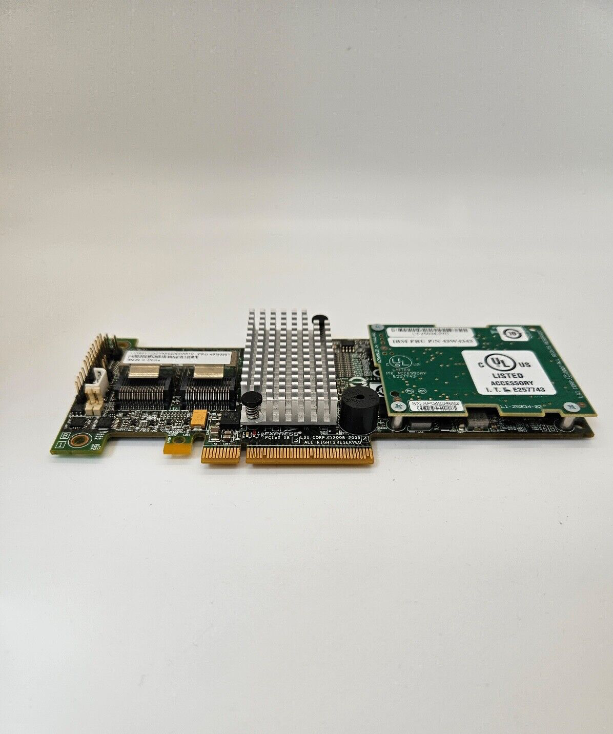 IBM LSI 68Y7332 SAS SATA 9260-8I Controller with addon card