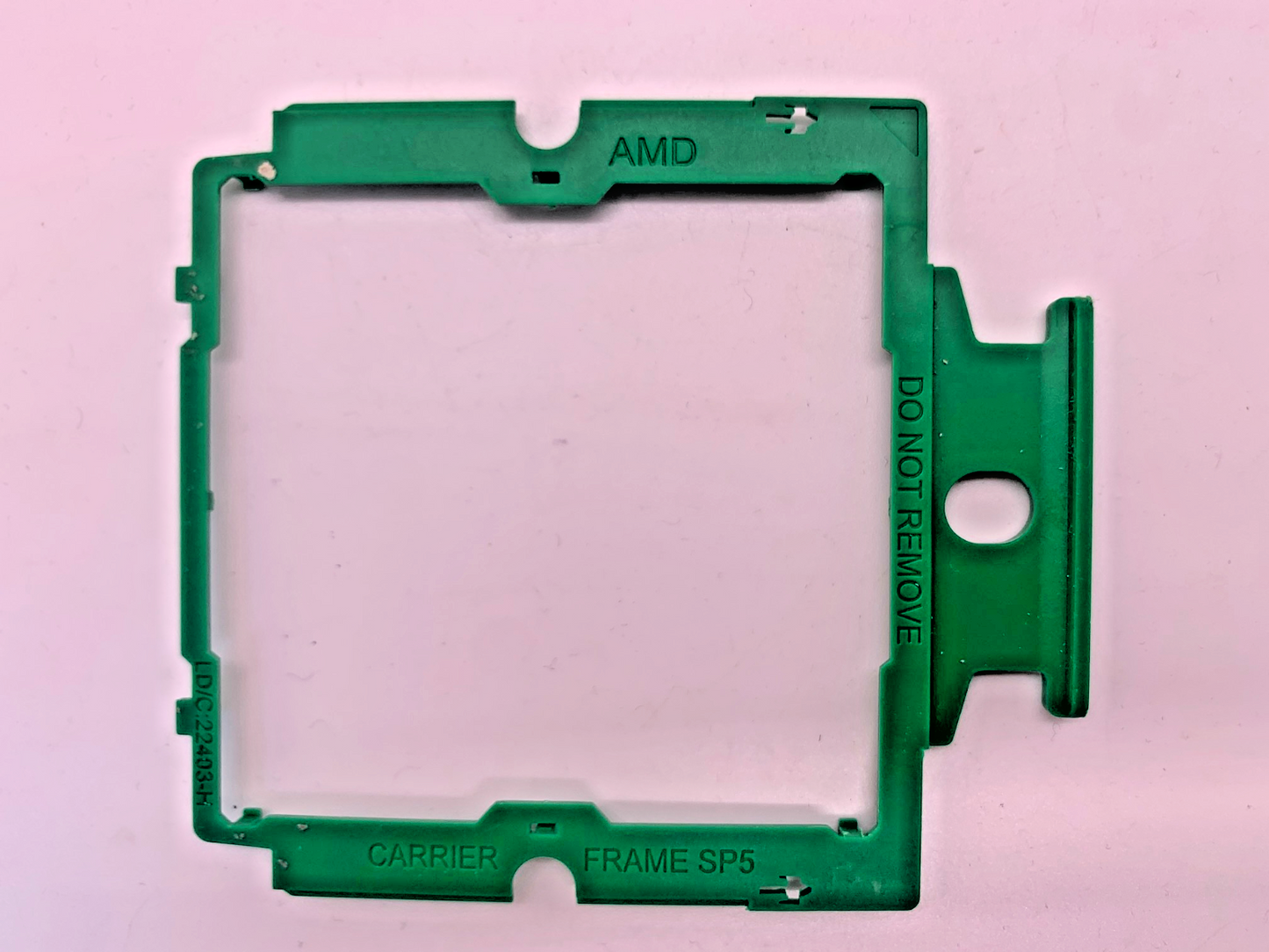 AMD EPYC Genoa Zen4 SP5 Socket green color CPU Tray Carrier Frame