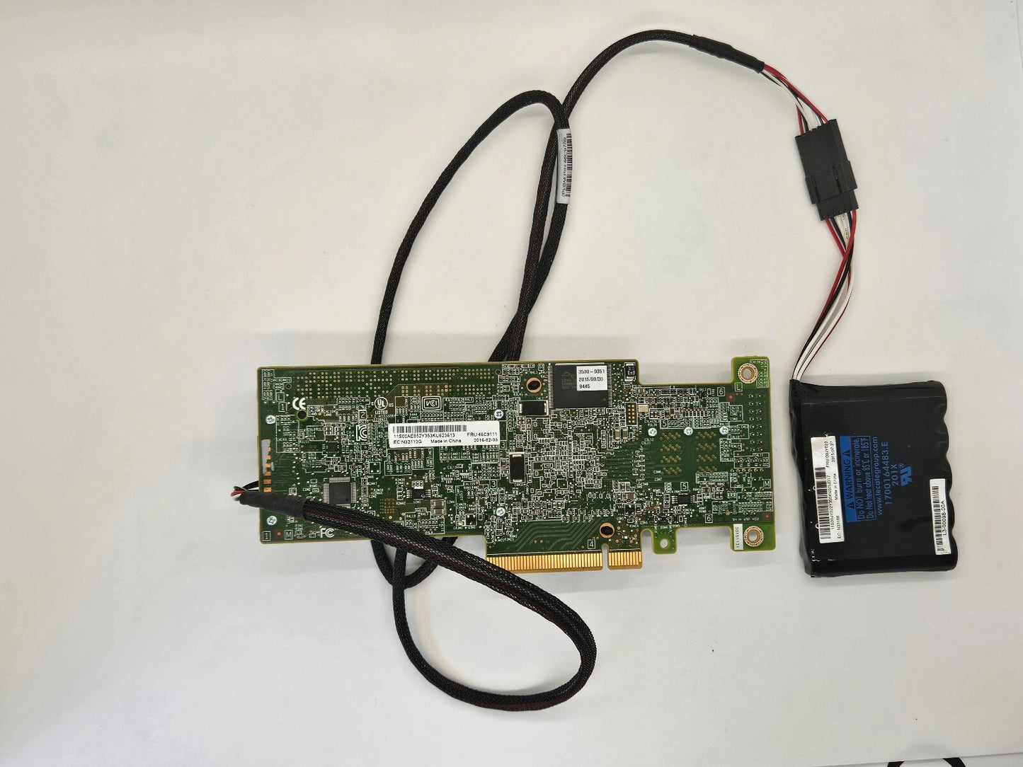 46C9111 ServeRAID M5210 SAS SATA Controller with cache and battery
