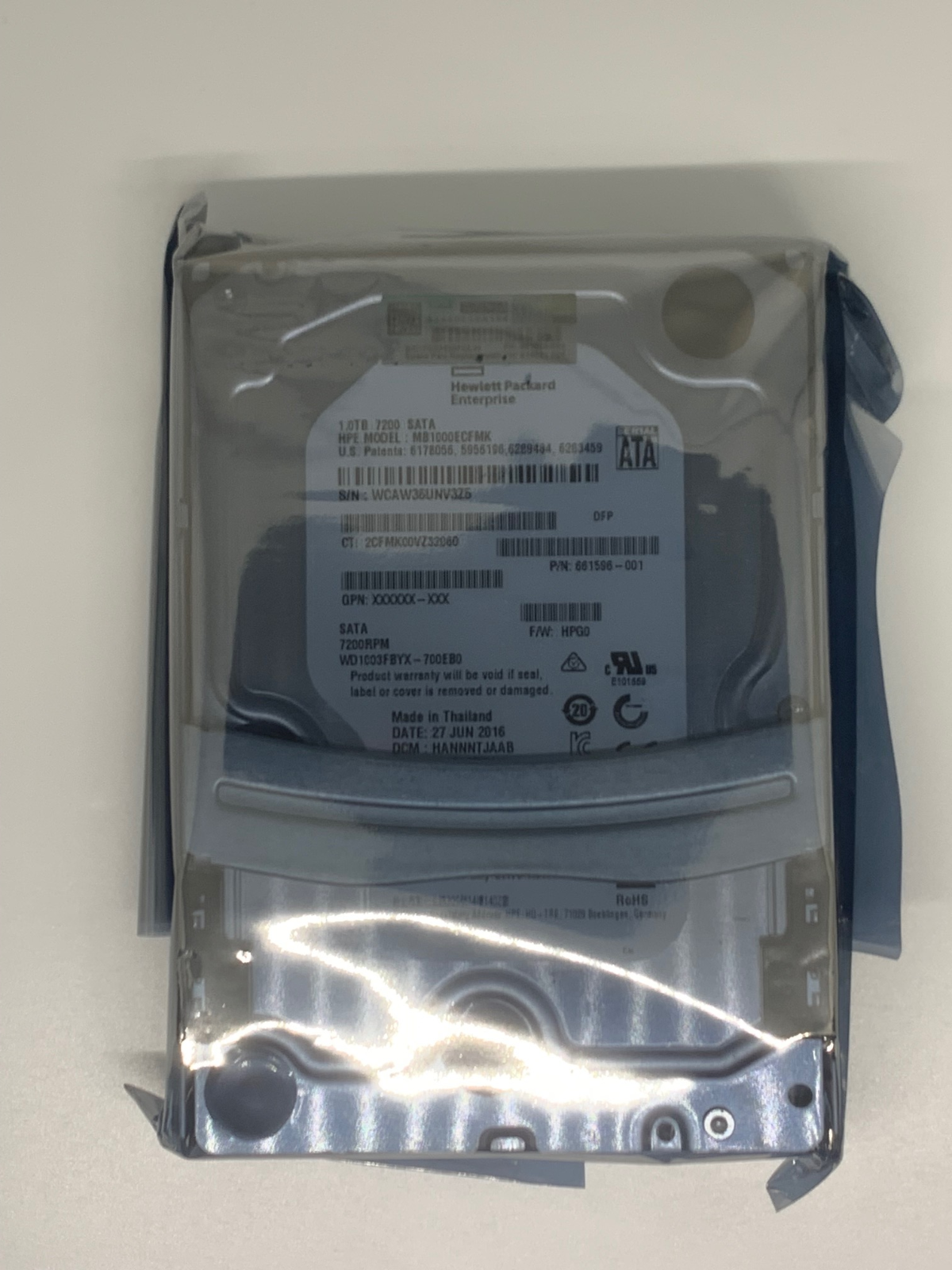 HP 618021-001 616596-001 1TB 7200RPM SATA 3Gb/s 32MB Cache 3.5-Inch hard drive