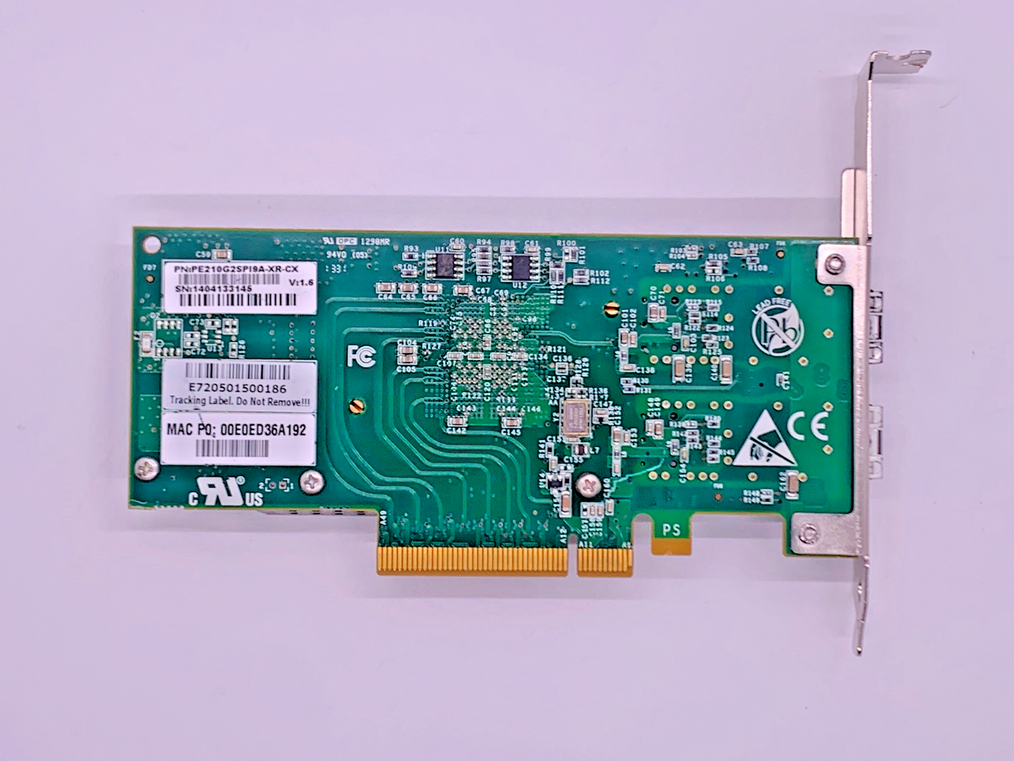 Silicom PE210G2SPI9A-XR Dual Port 10GB SFP+ PCI-E Converged Network Adapter