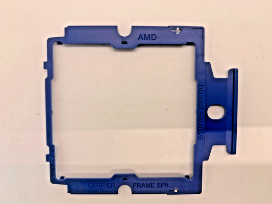 AMD EPYC Genoa Zen4 SP5 Socket blue color CPU Tray Carrier Frame