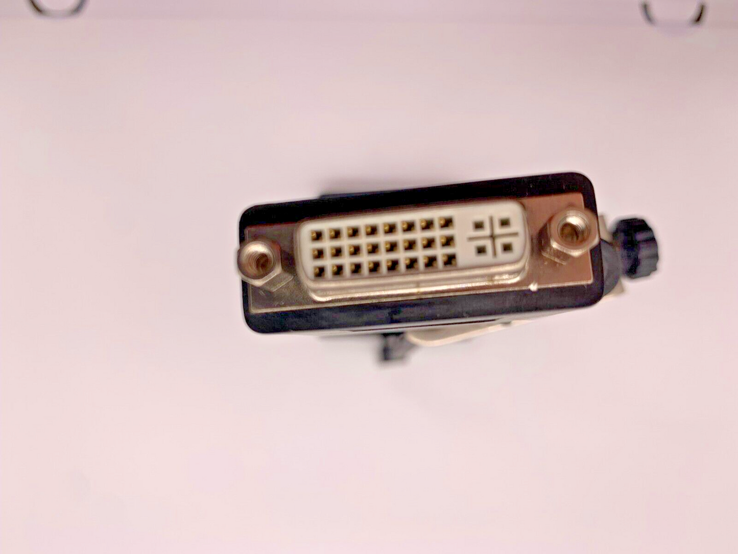 MINI DISPLAYPORT LATCHING MALE TO DVI-I FEMALE SINGLE LINK PASSIVE ADAPTER CABLE