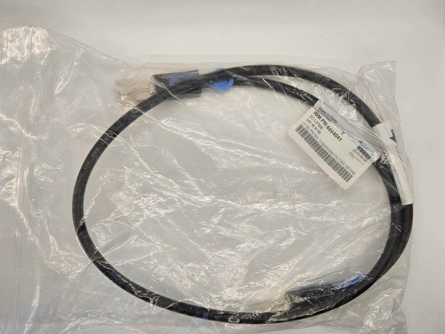 IBM 44V4041 42R6751 Mini SAS SFF-8088 to Mini SAS SFF-8088 1M 4X Al Cable