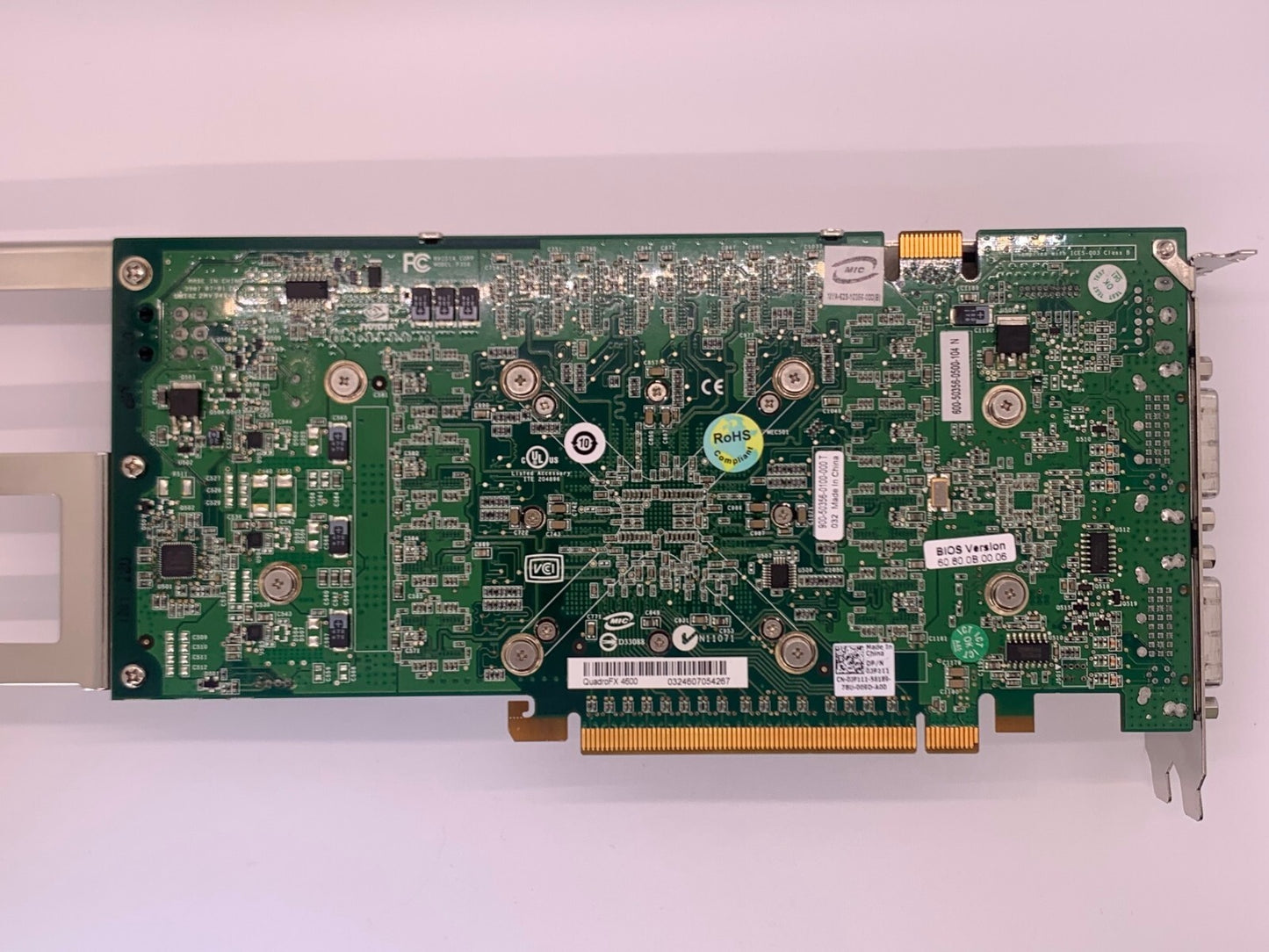 DELL JP111 0JP111 Nvidia Quadro FX 4600 768MB PCIE Video Card