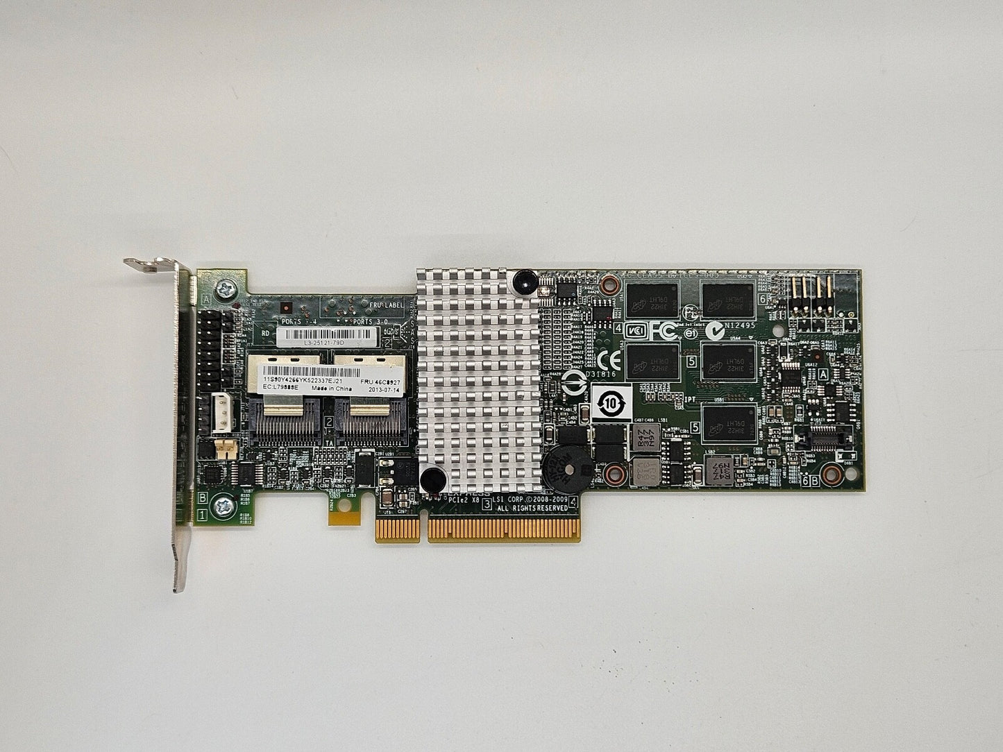Lenovo 90Y4266 M5015 SAS/SATA ServeRAID Controller Low profile