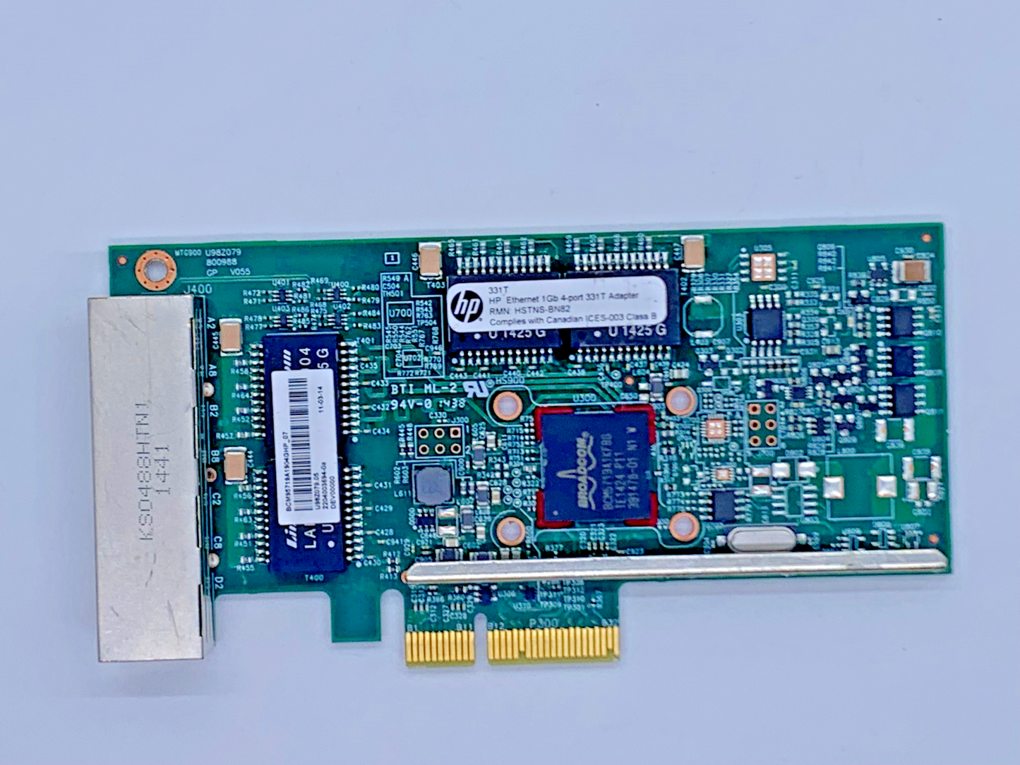 HPE 649871-001 647592-001 Ethernet 1Gb 4-Port 331T Network adapter no bracket