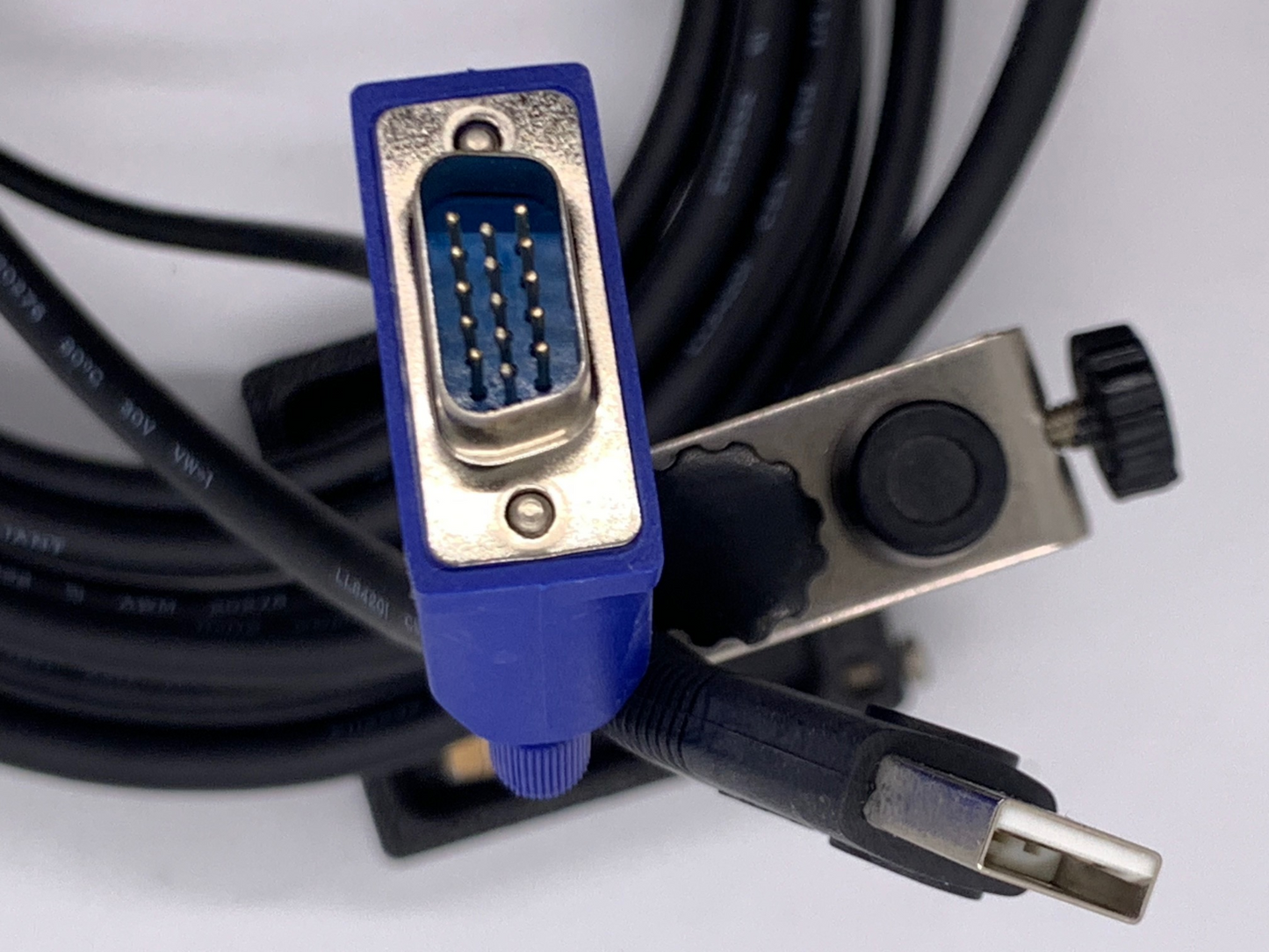 StarTech SVECONUS15 15ft 2-in-1 Ultra Thin USB KVM Cable VGA HD-15 USB to VGA