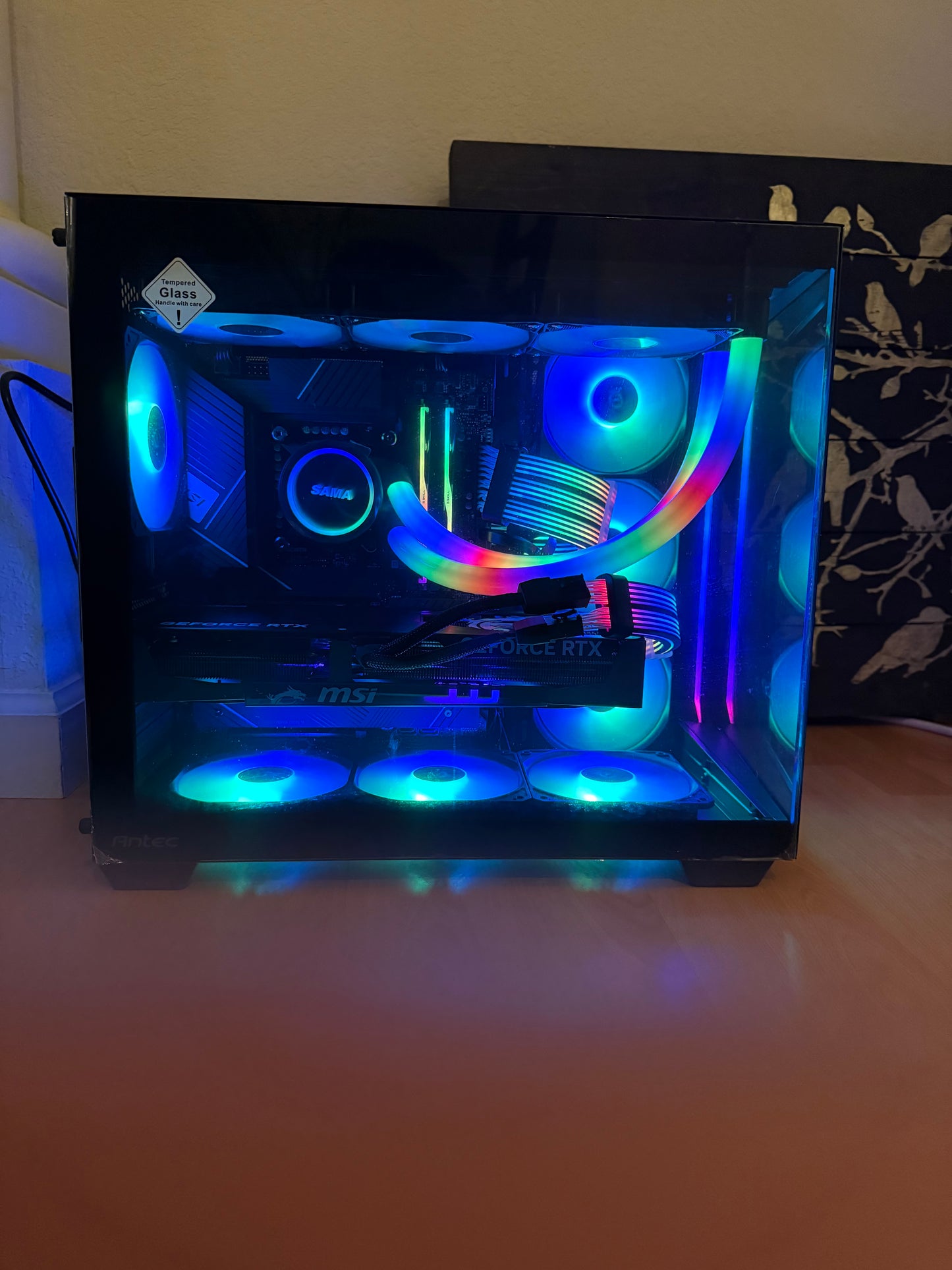 Black Gaming Computer