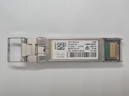 Genuine Cisco 10-2457-02 SFP-10G-LR 10GBASE-LR SFP+ Transceiver Module