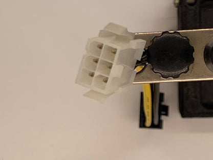 8 pin PCIE male to 6 pin PCIE female 18AWG 6-inch power adapter cable