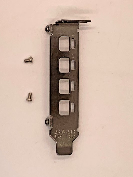 Nvidia Low-profile LP SFF Bracket for Quadro K1200 P600 P620 P1000 NVS 510 dark