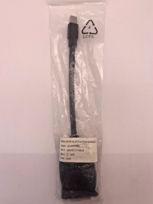 AMD 199-999440 Mini displayport (M) to DVI-I (F) single link active adapter