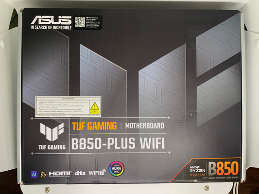 ASUS TUF Gaming B850-PLUS WiFi 7 AMD AM5 ATX DDR5 PCIE 5.0 Gaming Motherboard