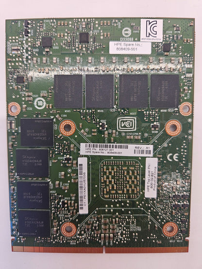 HP 805132-B21 806127-001 808409-001 NVidia Tesla M6 8GB MXM3 PCIE GPU Video Card