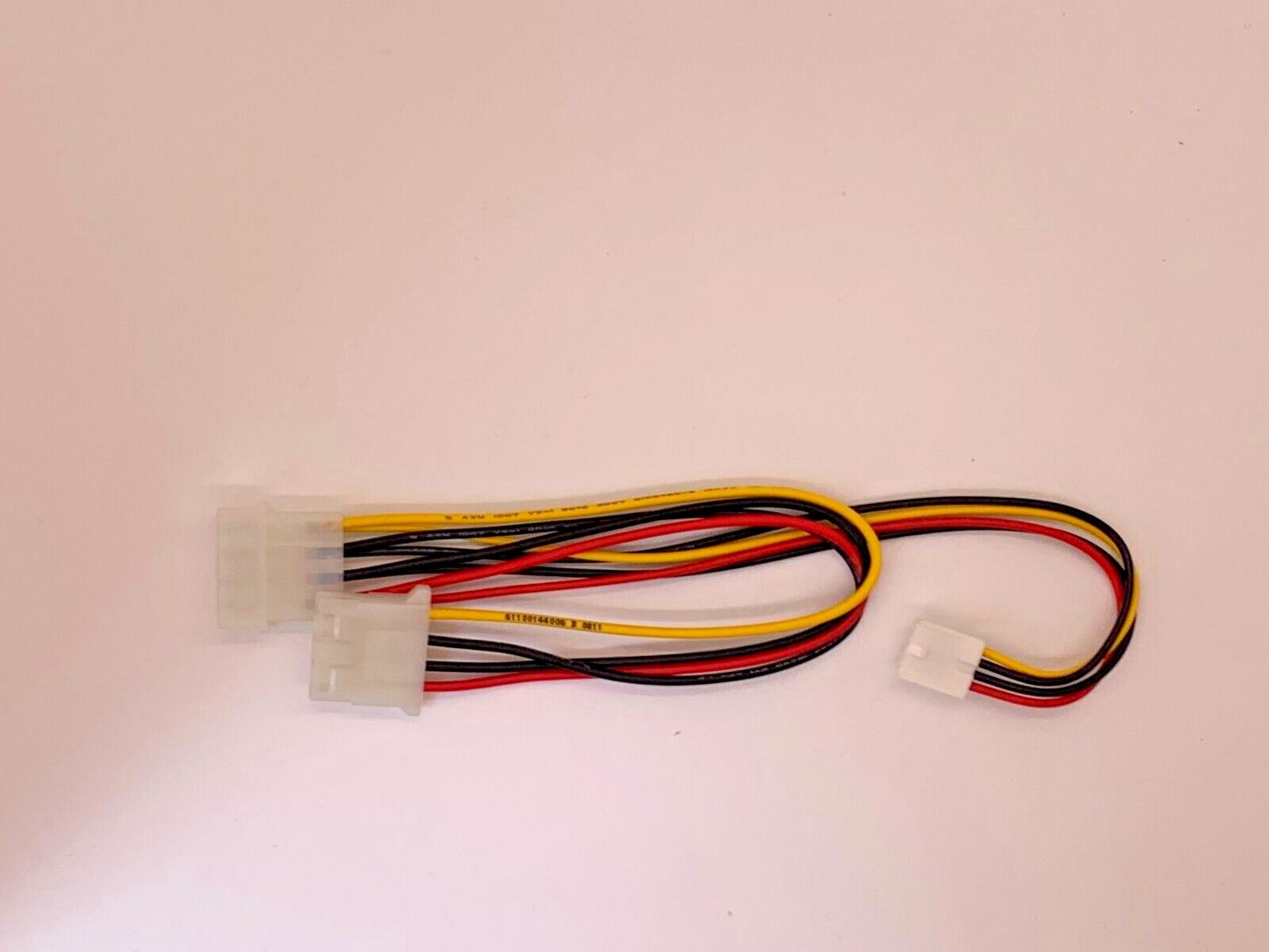 ATI 4-PIN MOLEX MALE TO FEMALE 4-PIN FDD SP4 FEMALE 8 INCH POWER ADAPTER CABLE