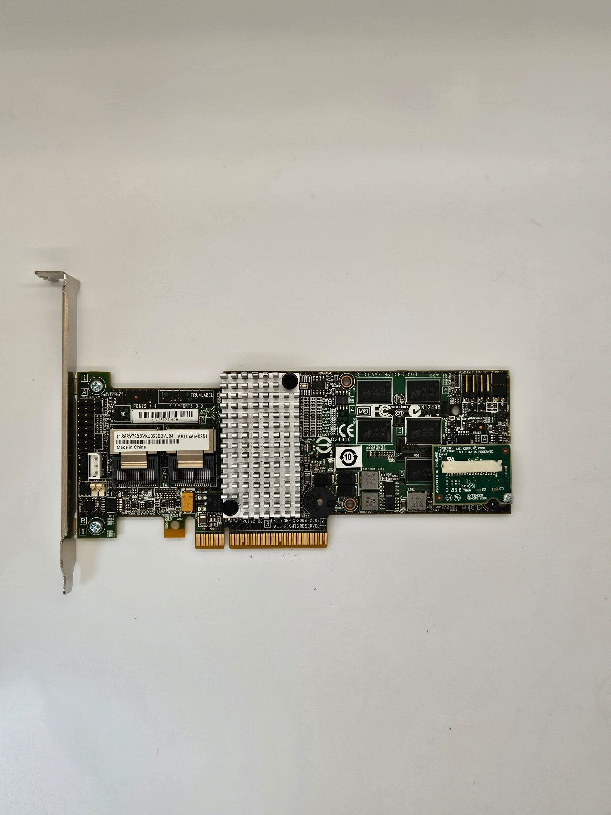 Broadcom / IBM 9260-8I SAS/SATA controller with remote battery