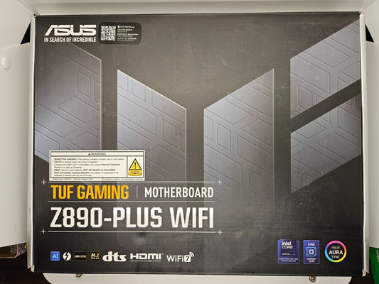 ASUS TUF Gaming Z890-PLUS WiFi Z890 LGA 1851 DDR5 ATX Motherboard