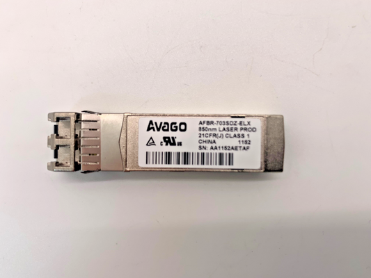 AVAGO AFBR-703SDZ-ELX 10GBD 850NM 500M SFP+ MULTI-MODE LC TRANSCEIVER