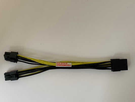 Nvidia 030-1067-000 8 pin PCIE (F) to 2x6 pin PCIE (M) 6inch power adapter cable