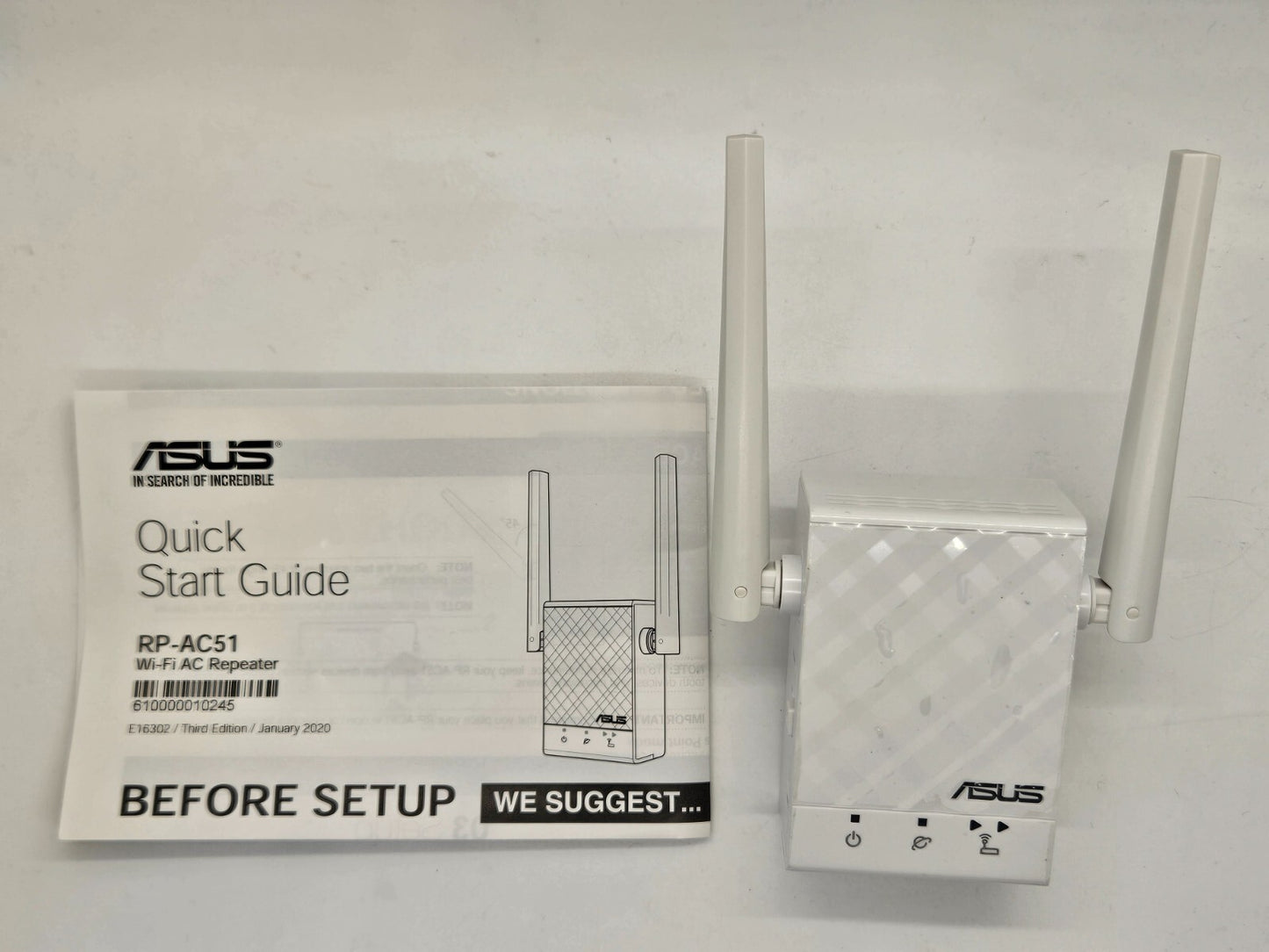 ASUS RP-AC51 Wireless-AC750 Dual-Band Wi-Fi Repeater extender