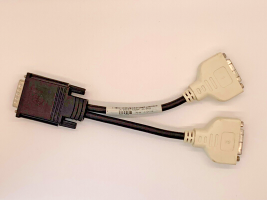 DELL H9361 0H9361 DMS-59 male to two Single-Link DVI female Adapter cable