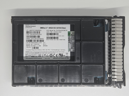 HP 872513-001 SAMSUNG SM865A 400GB SATA SSD MLC 2.5" SFF SOLID STATE DRIVE