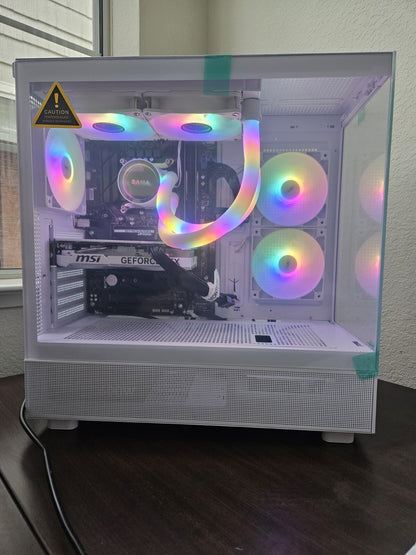 Gaming PC Geforce RTX 4060 Core I9-11900KF 32GB 2TB 600W white liquid B560 WIFI