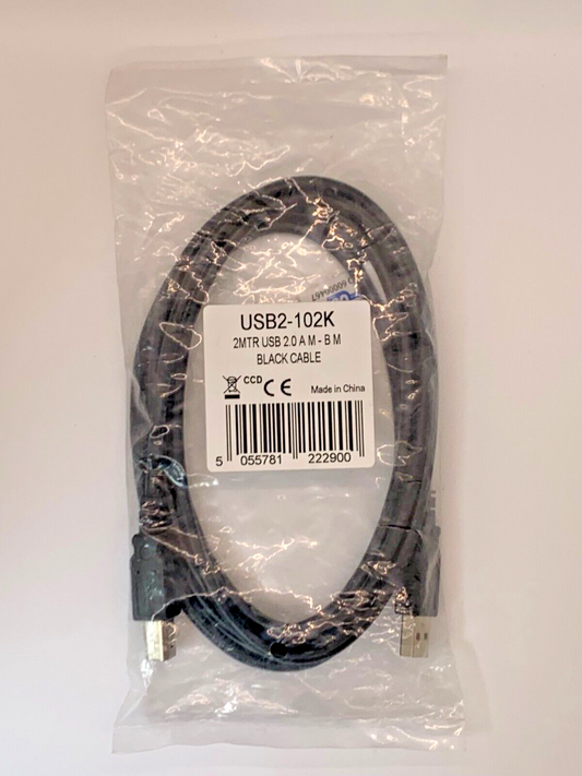 PRO SIGNAL USB2-102K USB type A to USB type B 2.0 2m cable
