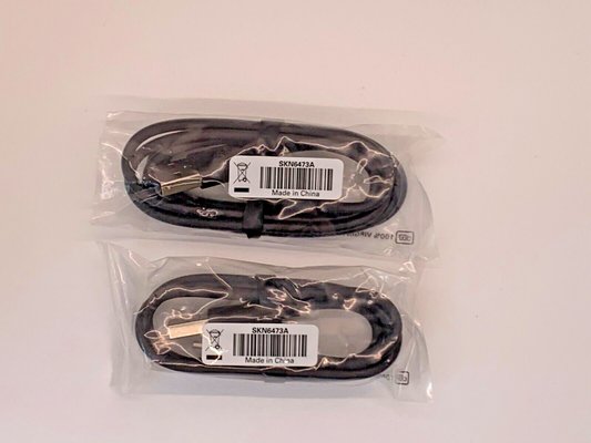 Lot of 2 Motorola SKN6473A 3.3ft USB-A 2.0 to USB-C Data/Charging Cable for MOTO