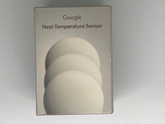 Google GA05177-US G5AJK 3-pack Nest Temperature Sensor 2nd Gen Porcelain White