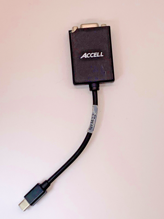 ACCEL B101B-002B MINI DISPLAYPORT MALE TO VGA FEMALE ADAPTER