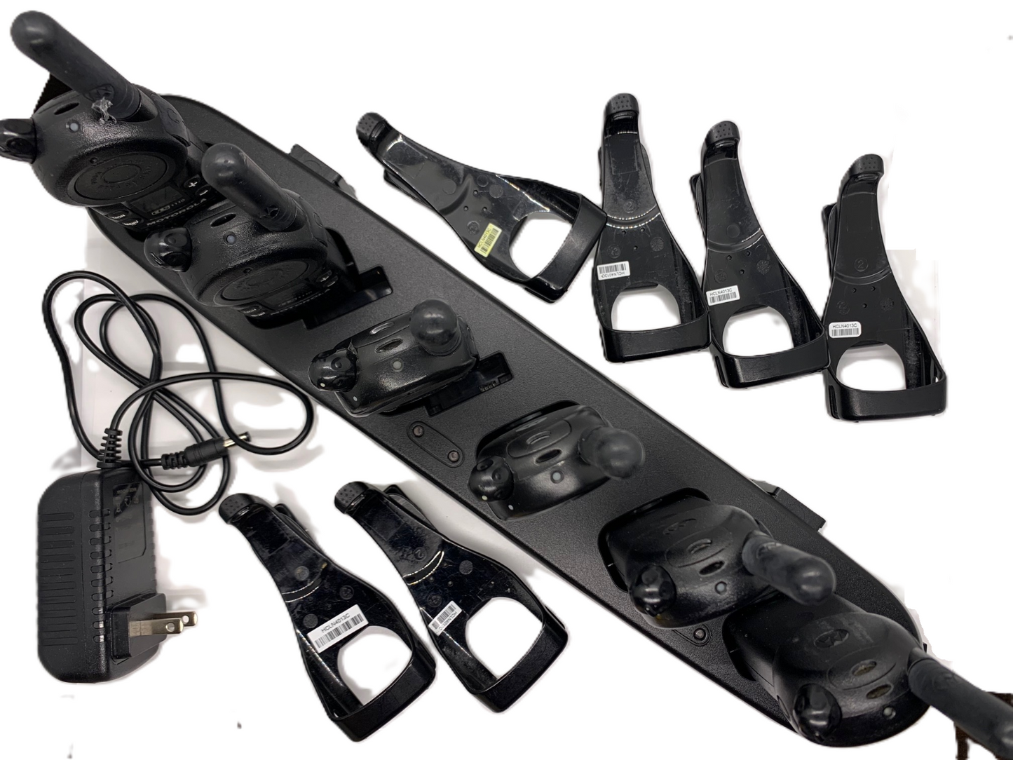 6 Pack of Motorola CLS1110 Walkie Talkie Radios with 6-Bank Charger
