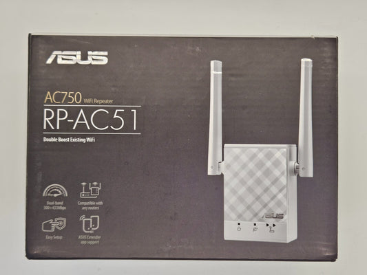 ASUS RP-AC51 Wireless-AC750 Dual-Band Wi-Fi Repeater extender