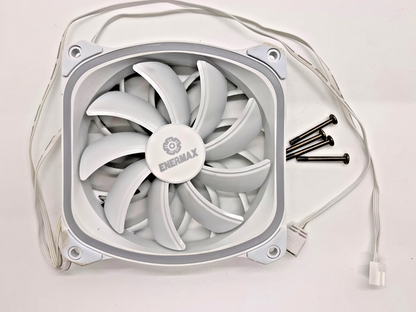 Enermax UCSQARGB12P-W SquA RGB Fan 120mm 1500RPM 23dB 68.27 white fan