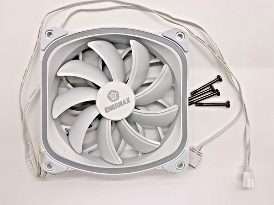 Enermax UCSQARGB12P-W SquA RGB Fan 120mm 1500RPM 23dB 68.27 white fan