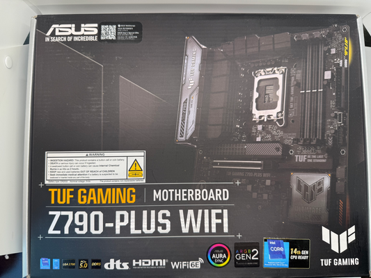 ASUS TUF Gaming Z790-Plus WiFi LGA 1700 Intel DDR5 ATX PCIE Gaming motherboard