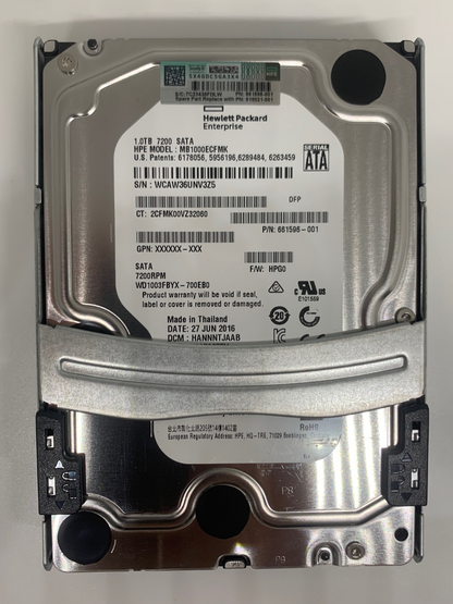 HP 618021-001 616596-001 1TB 7200RPM SATA 3Gb/s 32MB Cache 3.5-Inch hard drive