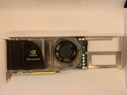 HP 442228-001 442154-001 Nvidia Quadro FX 4600 768MB PCIE Video Card BROKEN  FAN