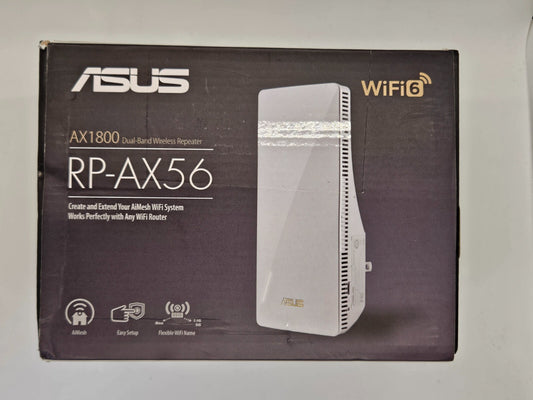 ASUS RP-AX56 AX1800 Dual Band WiFi 6 (802.11ax) Repeater & Range Extender