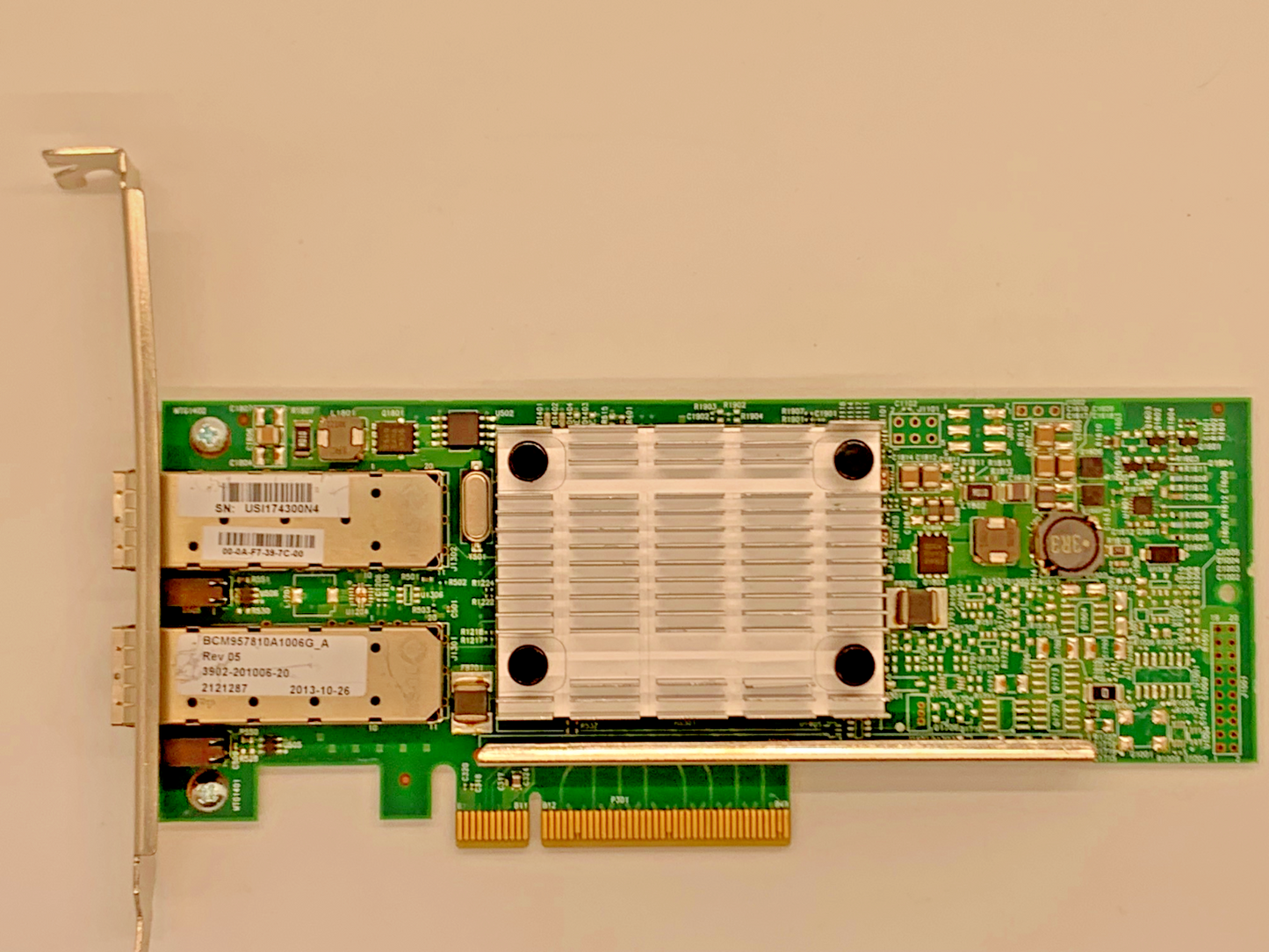 Broadcom BCM957810A1006G Dual Port 10GbE SFP+ BCM57810S PCIe x8 Ethernet Adapter
