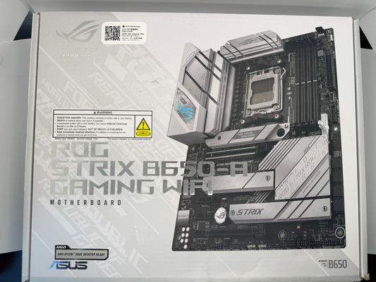 ASUS ROG Strix B650-A Gaming WiFi 6E AM5 LGA1718 Ryzen 7000 DDR5 Motherboard